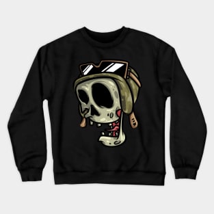 skull pilot Crewneck Sweatshirt